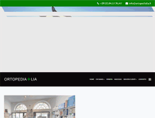 Tablet Screenshot of ortopedialia.it